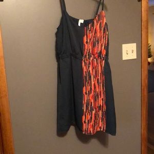 Spaghetti strap casual shirt dress